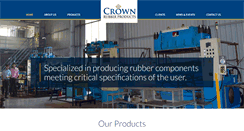 Desktop Screenshot of crownrubber.net